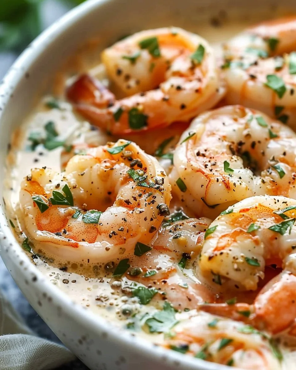 Garlic Shrimp in Coconut Milk