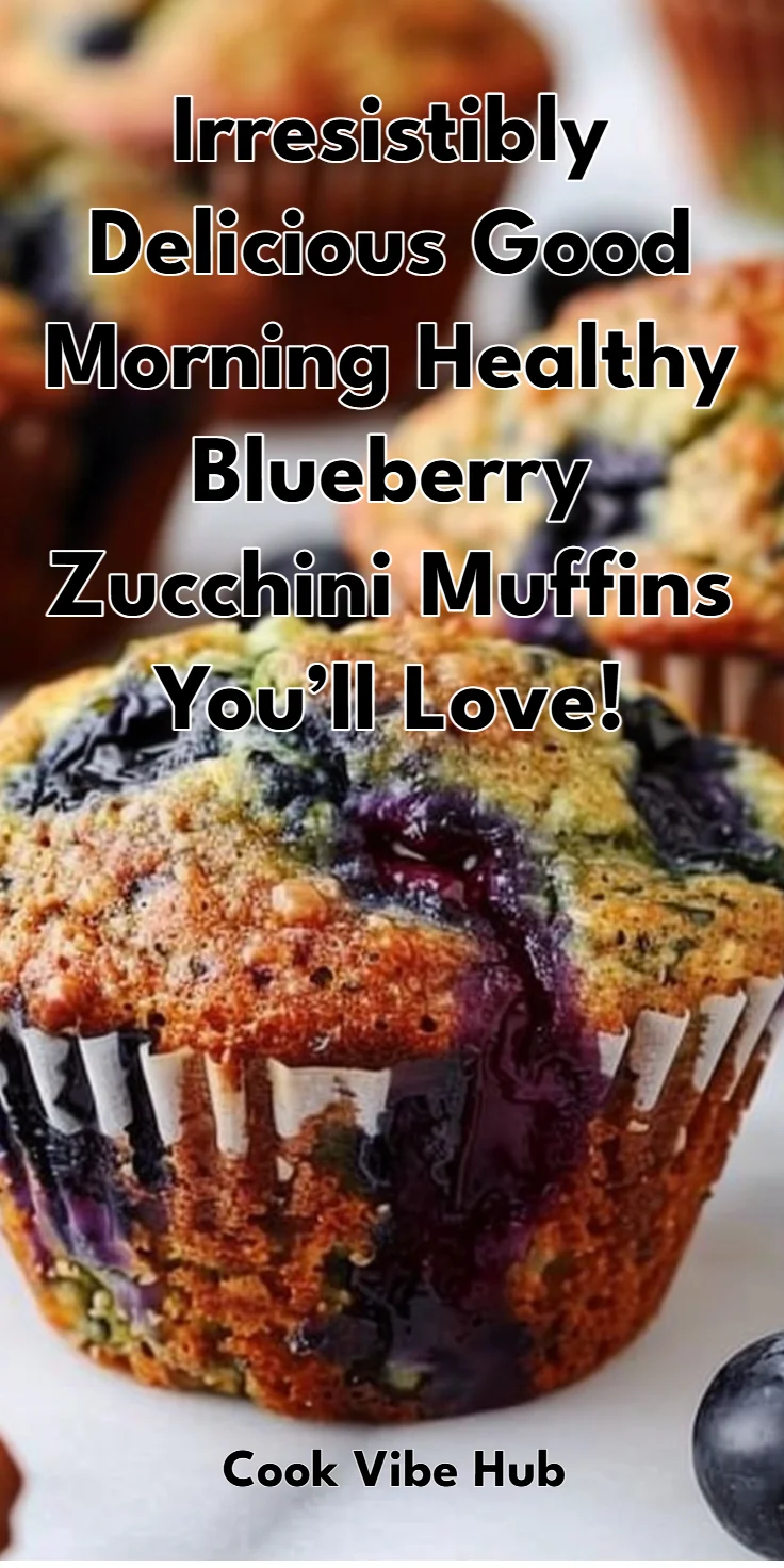 Healthy Blueberry Zucchini Muffins for Breakfast