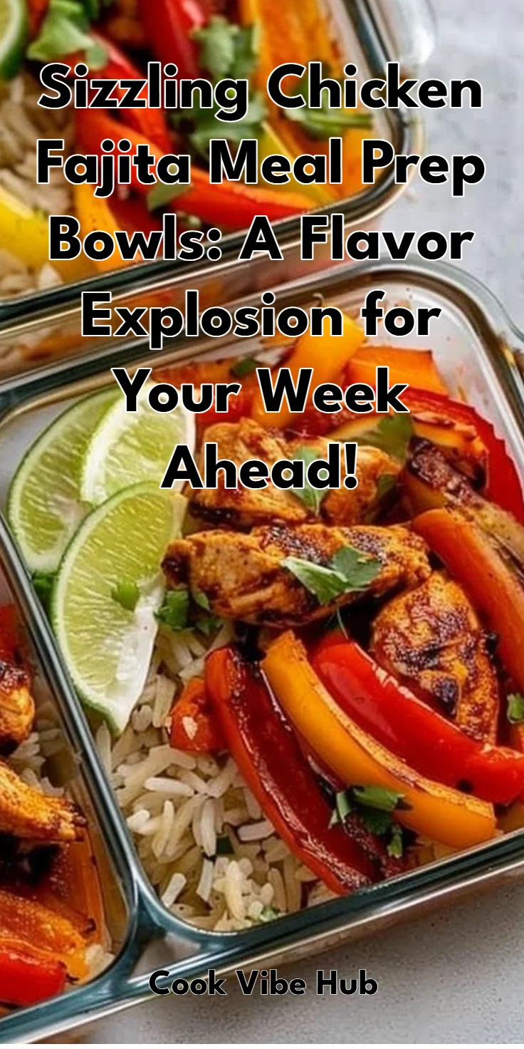 Meal-Prep Chicken Fajita Bowls