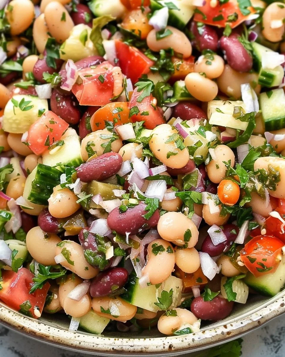 Mediterranean Bean Salad