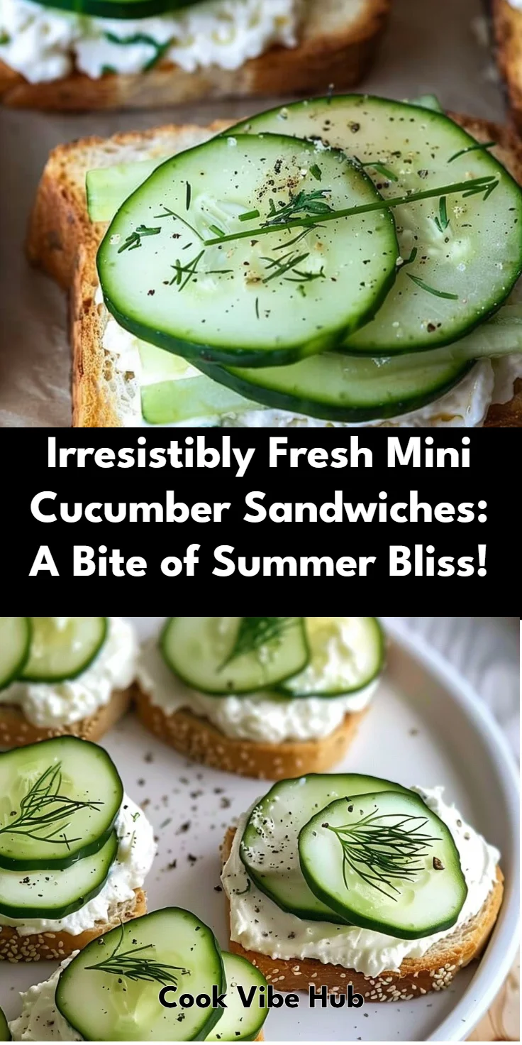 Mini Cucumber Sandwiches
