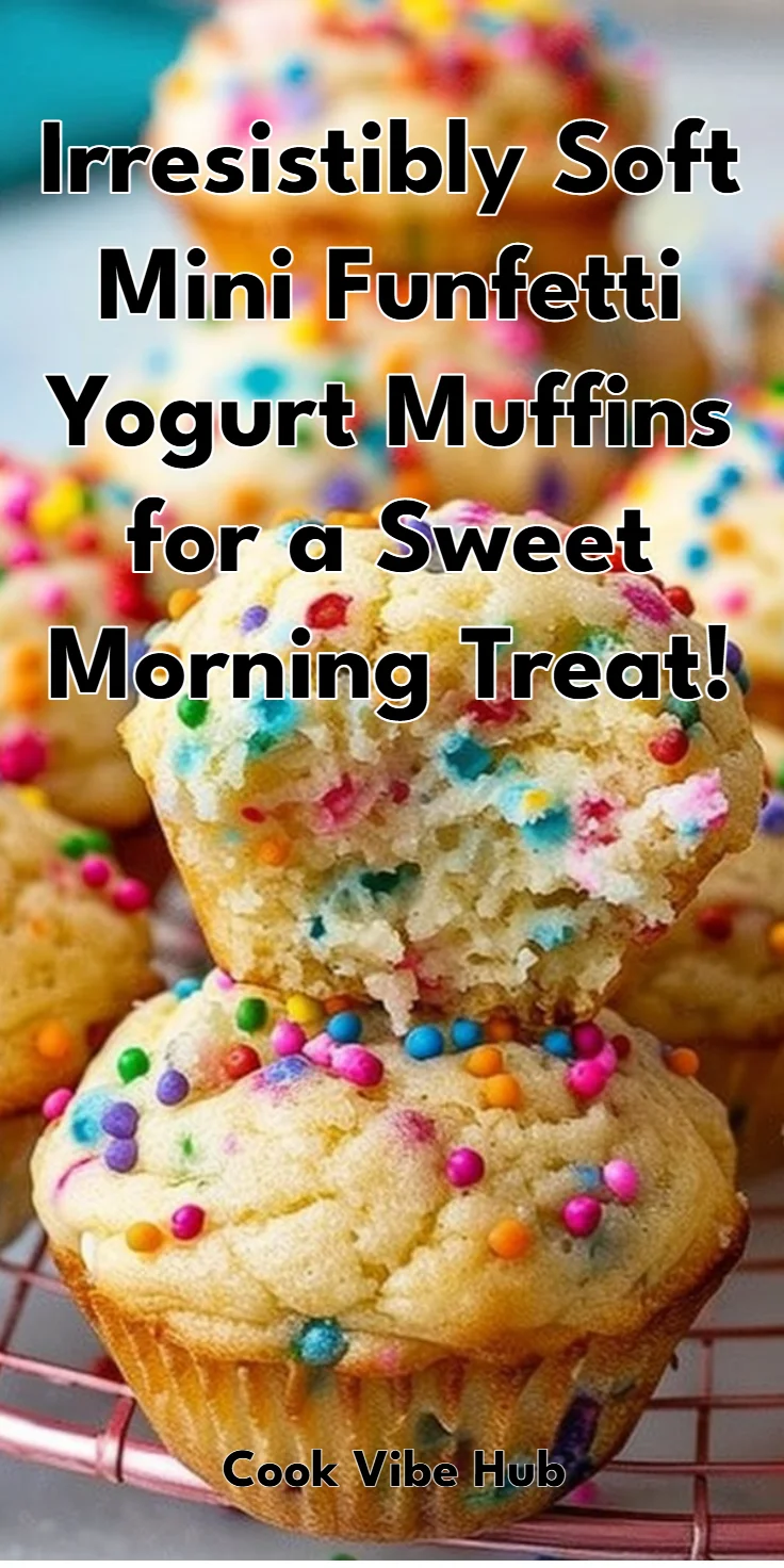 Mini Yogurt Muffins with Funfetti
