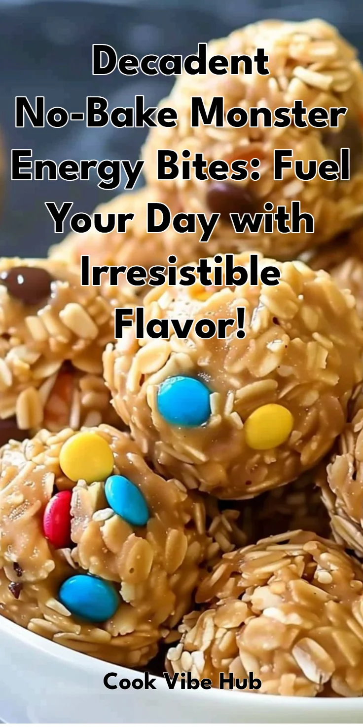 No-Bake Monster Energy Bites Recipe