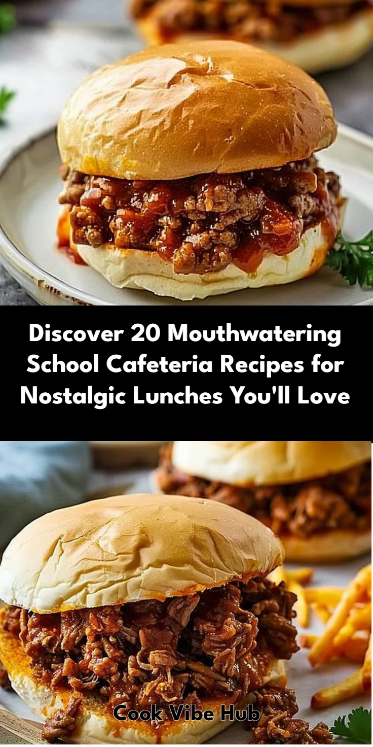 Nostalgic School Cafeteria Recipes