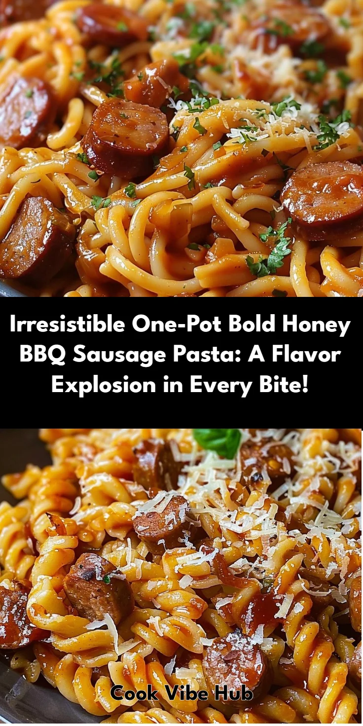 One-Pot Honey BBQ Sausage Pasta Recipe