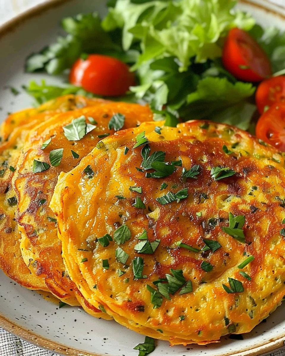 Savory Red Lentil Pancakes