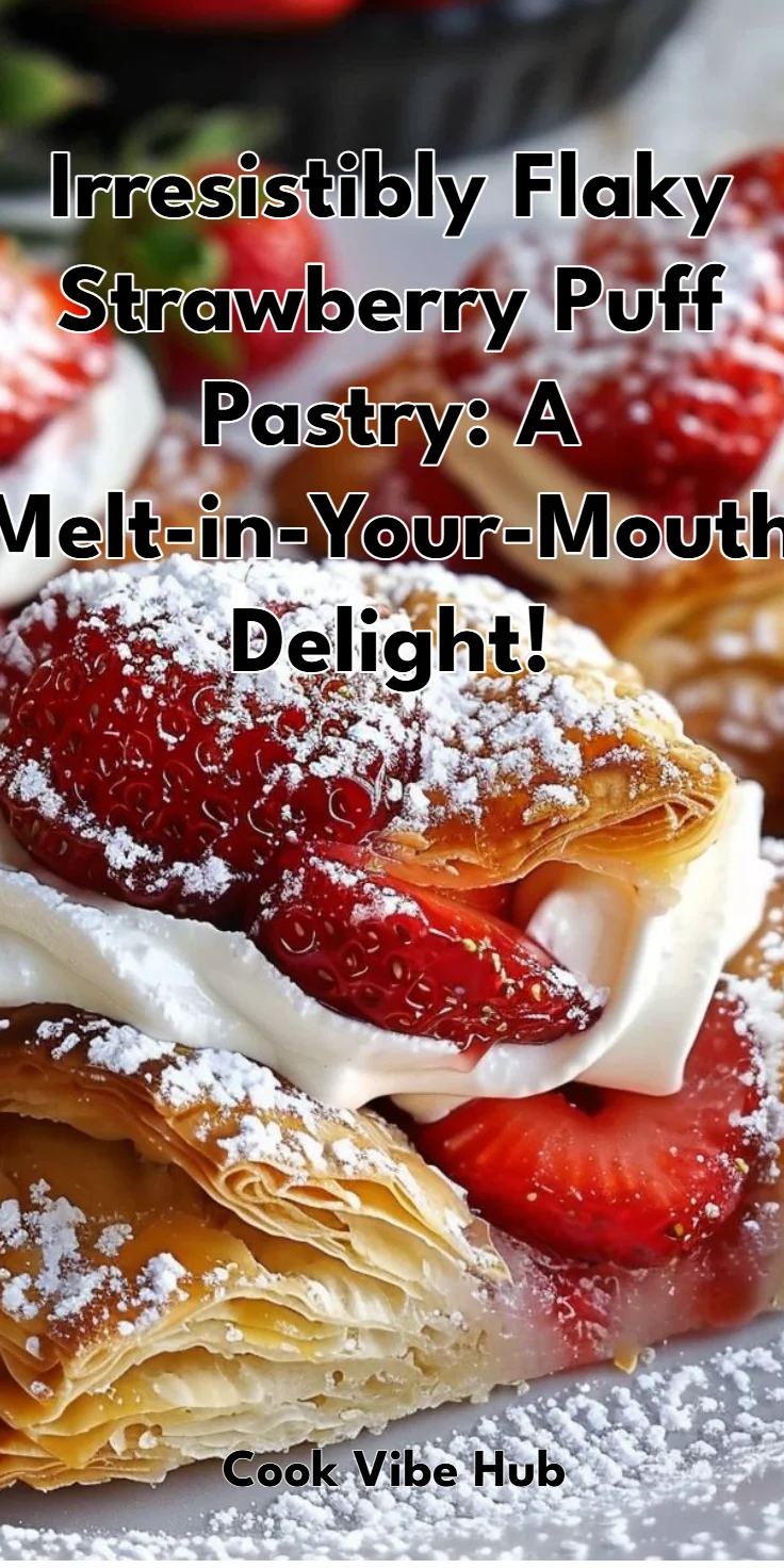Strawberry Flaky Puff Pastry Recipe