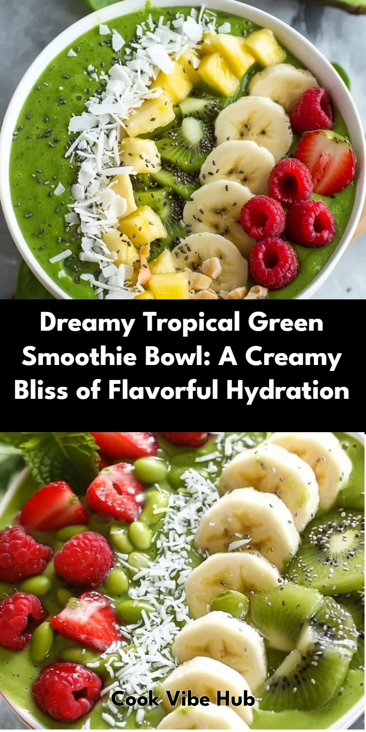 Tropical Green Smoothie Bowl Recipe