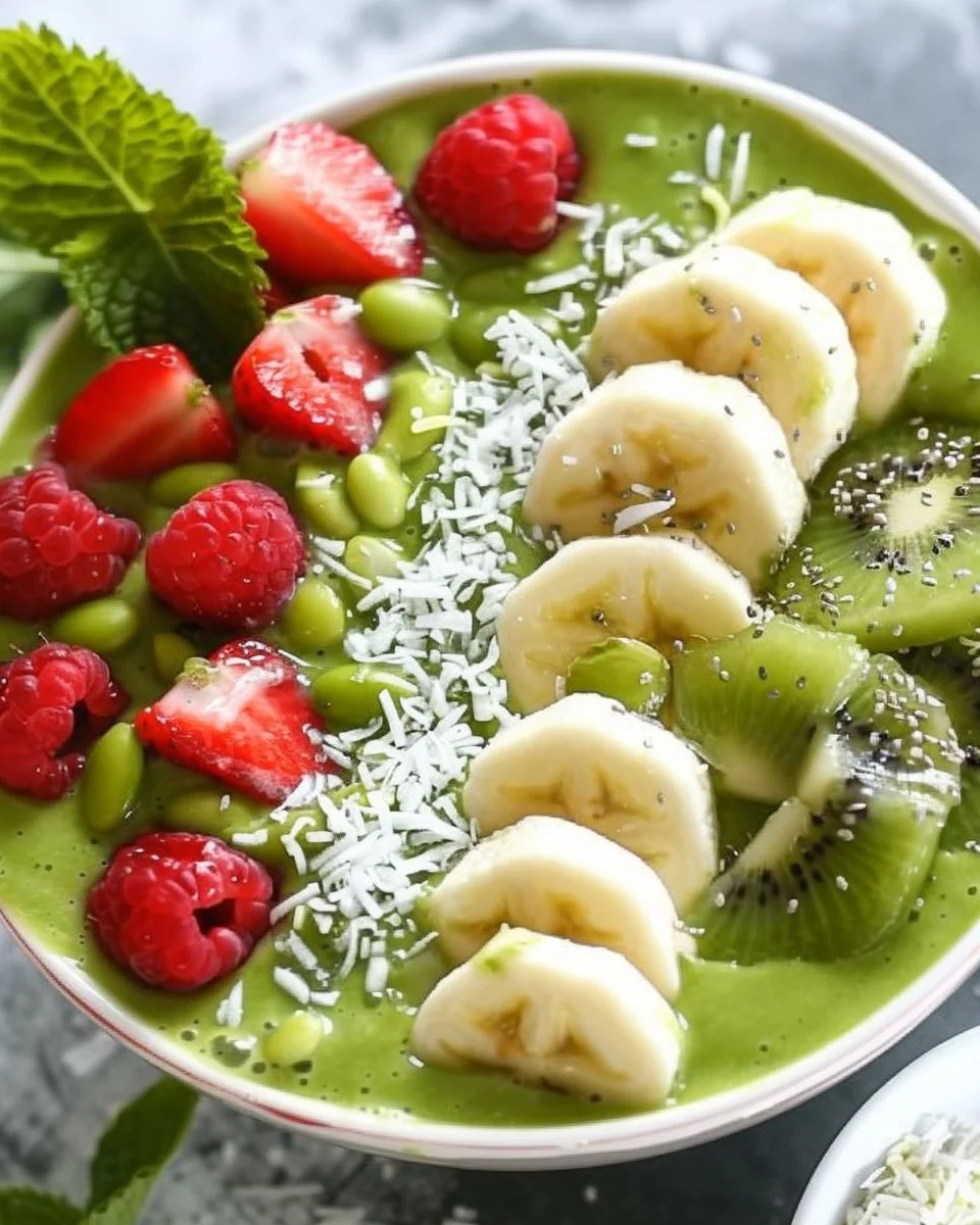 Tropical Green Smoothie Bowl