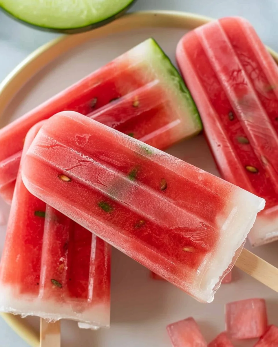 Watermelon Popsicles