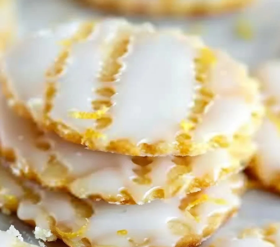 Zesty Lemon Glazed Shortbread Cookies You Can't Resist