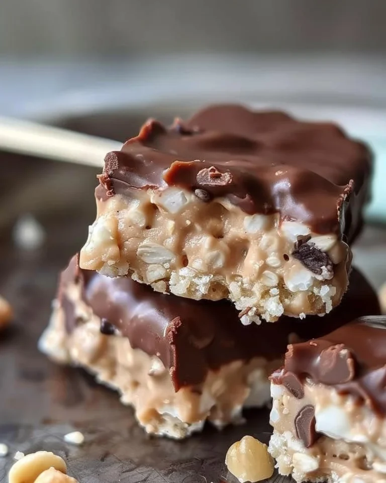Homemade Yogurt Buster Bars on a wooden table with fresh fruits