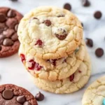 Easy cake mix cookies made with 3 ingredients for a quick dessert.