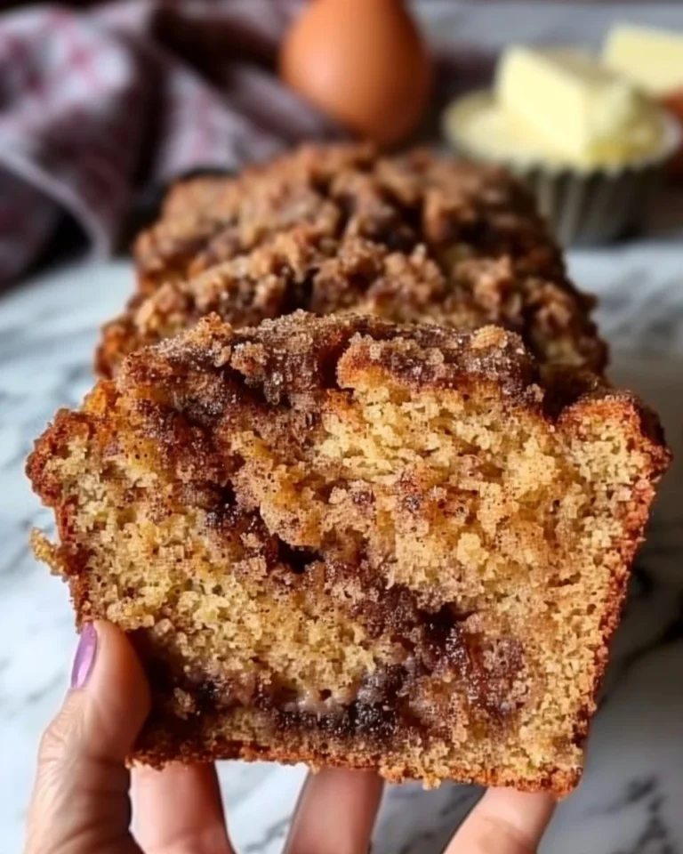 Loaf of freshly baked Cinnamon Crunch Bread with a golden-brown crust